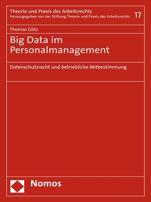 cover image of Big Data im Personalmanagement